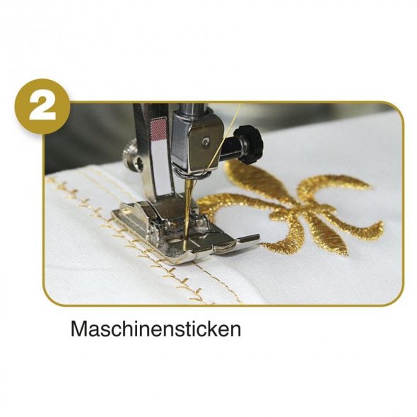 Madeira goldenSilver Edel-Stickgarn No.40 (silber/100 m)