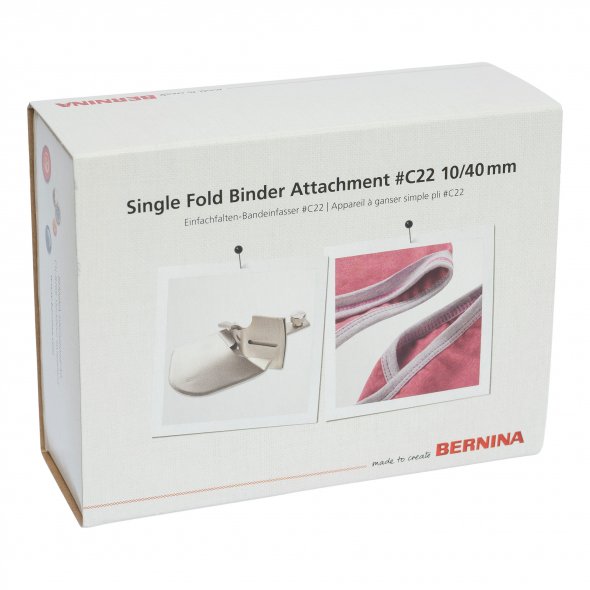 Bernina Nr. C22 Einfachfalten-Bandeinfasser 10 / 40 mm für L 890 Overlock