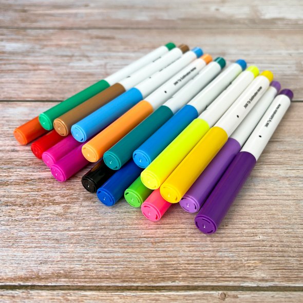 PlottiX Sublimationsstifte Komplett-Set (18 Farben/ für z.B. Silhouette/ Brother)