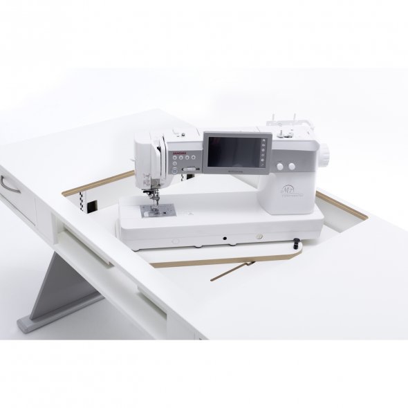 Quilt-Table twist 90° drehbar / 2 Schubladen / 44.40.80.00