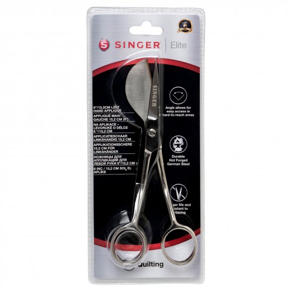 Singer Elite Applikationsschere für Linkshänder (15,2 cm/ 6")