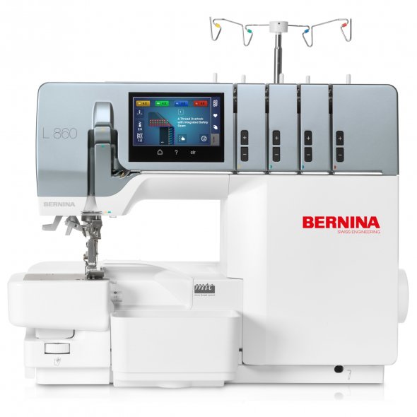 Bernina L 860 - 4 Faden Overlocker mit Lufteinfädelung und Einweisungsvideo gratis!