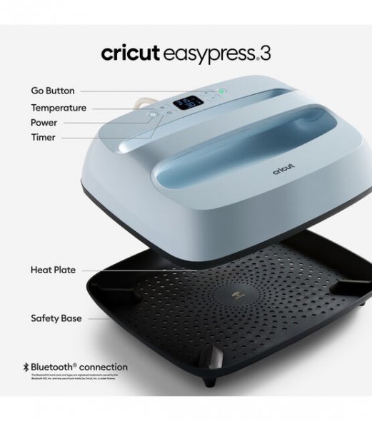 Cricut EasyPress 3 Transferpresse (30 cm x 25 cm)
