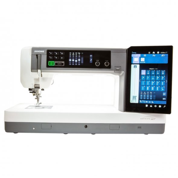 Janome Continental M17 Große Näh- und Stickmaschine mit Stickmodul