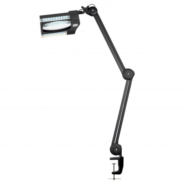 Semplix LED Lupen-Lampe 3D ESD-Protection schwarz (Linse 189 mm x 157 mm)