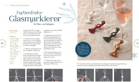Topp Weihnachtliches Makramee