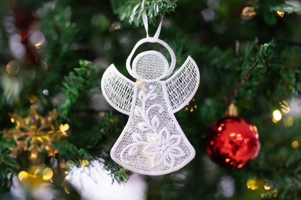 Windesign Stickmuster USB "Lace-Engel" (7 Lace-Stickmuster)