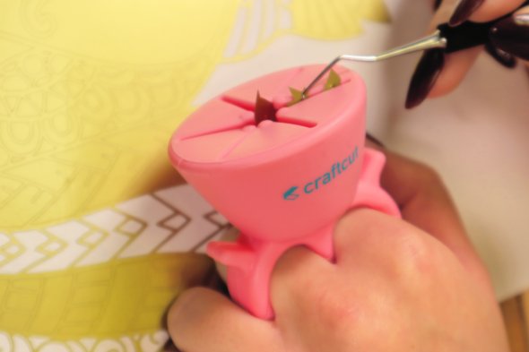 craftcut Vinyl Finger-Bin/ Vinyl Finger-Abfalleimer/ Finger-Abfallbehälter