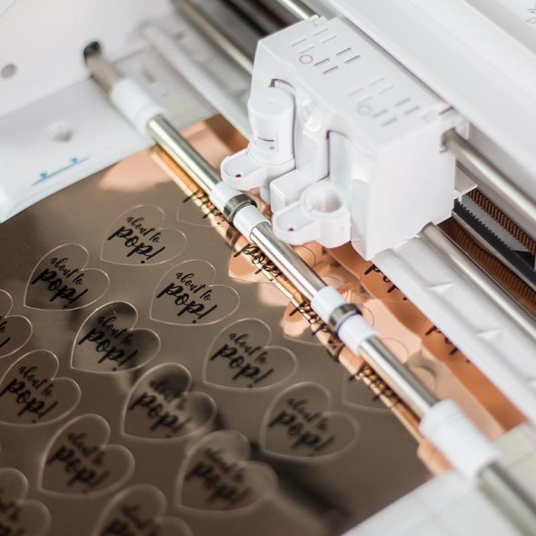 Silhouette Folien Sticker Bögen roségold (215 x 280 mm/ 8 Bögen)