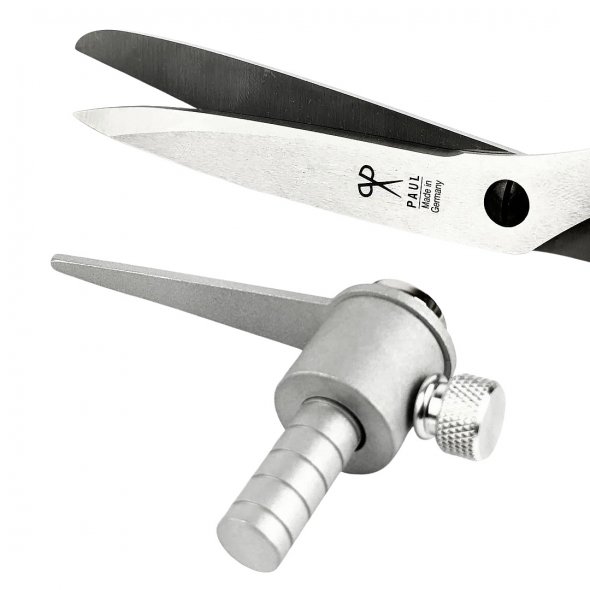 Kleiner Karl - Zuschneidehilfe silber (Aluminium/ glasperlengestrahlt)