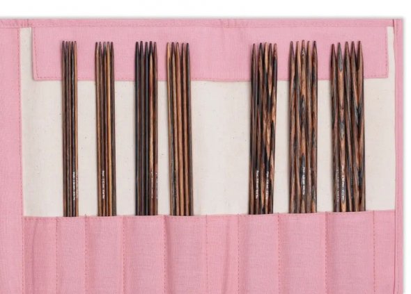 Prym Strumpfstricknadel-Set in Nadeltasche Natural (Stärken 2,0-4,5 mm/ 20 cm)