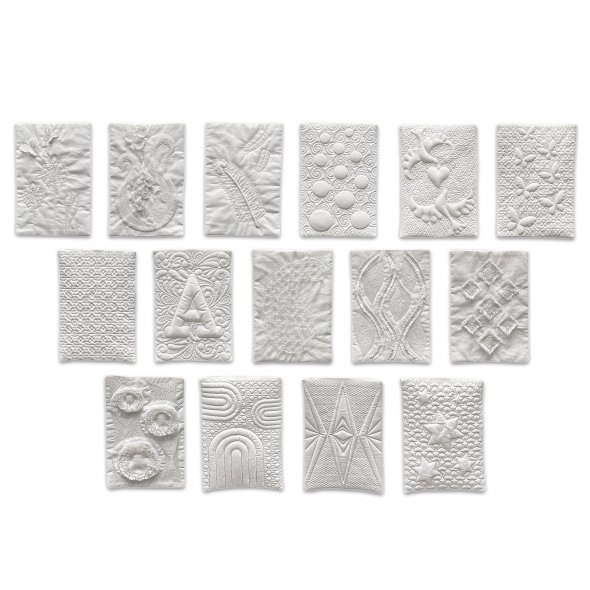 Nähwelt Flach USB SimplyWhite (18 Motive und Quilt-Alphabet A-Z + Anleitung)