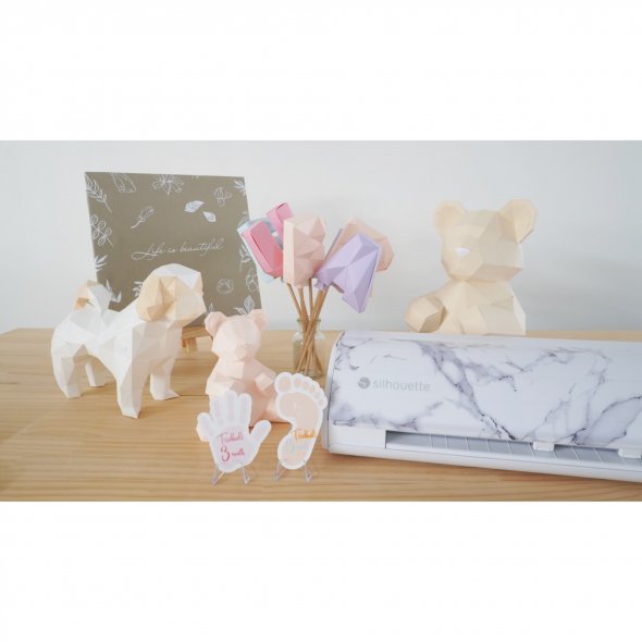 Silhouette CAMEO 5 Bianco Carrara Schneideplotter