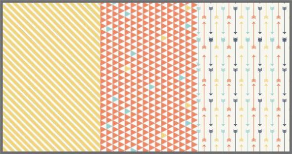 Silhouette Washi-Papierbögen (3 Bögen x 3 Designs)