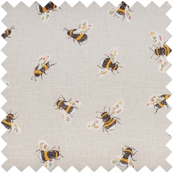 Nähkorb "Happy-Bienen" (bestickt/ 26 x 19 x 14,5 cm)