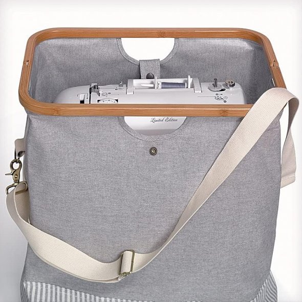 Prym Store & Travel Bag ''canvas & bamboo'' M (grau)