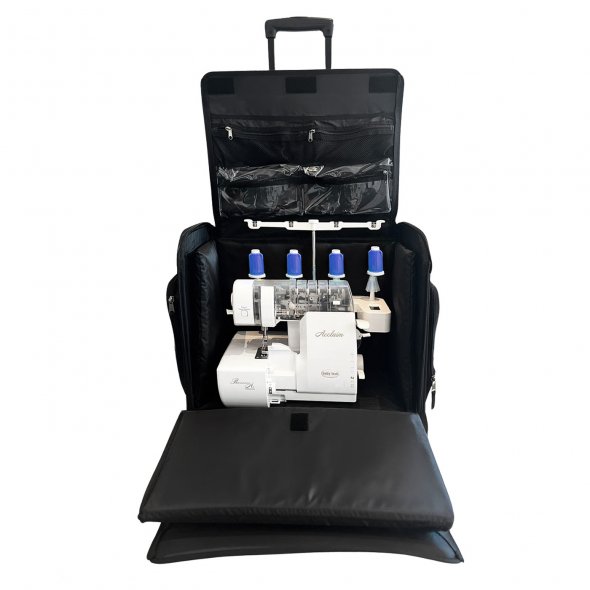 Baby Lock Overlock-Koffer/Trolley groß (Canvas / schwarz)