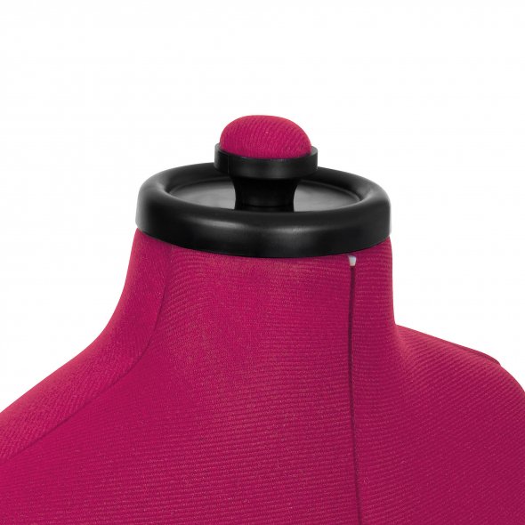 Schneiderpuppe/Schneiderbüste Supa Fit "S" mit Rollen (verstellbar / pink)