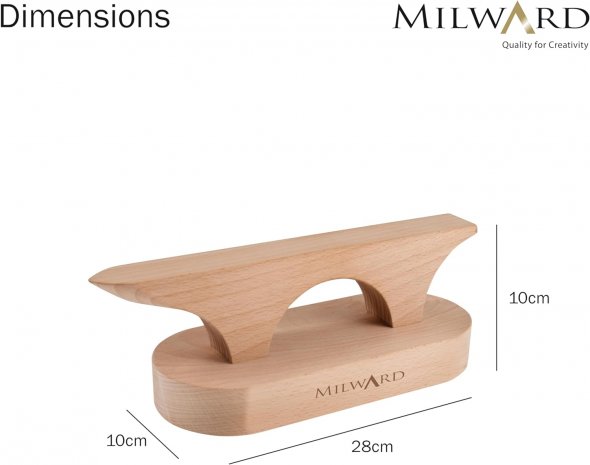 Milward Kragenholz / Bügelamboss