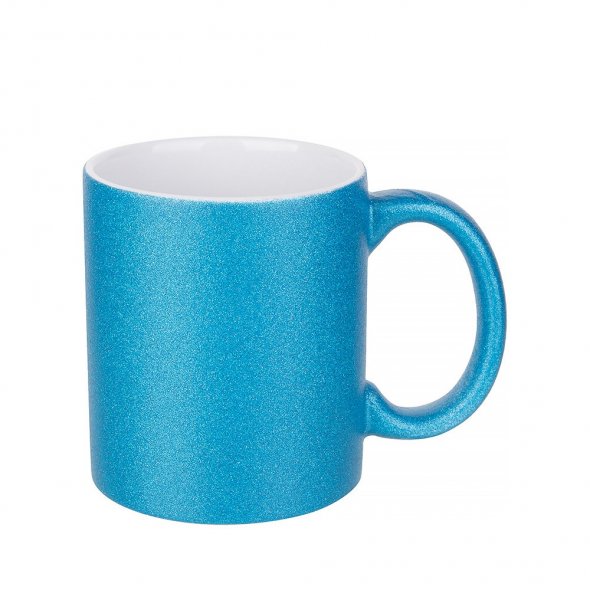 Sublimations-Tasse Glitter (330 ml / farbig)