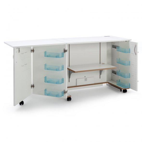 BASE sew folder-Up Nähmöbel mit Klapp-Platte 37.44-L mit elektronischem Lift