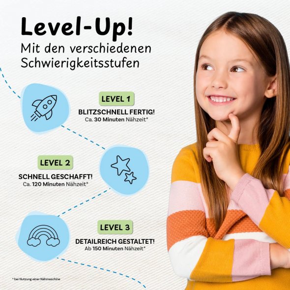 cuci cuci Nähbaukastenset "Herz Liebling"