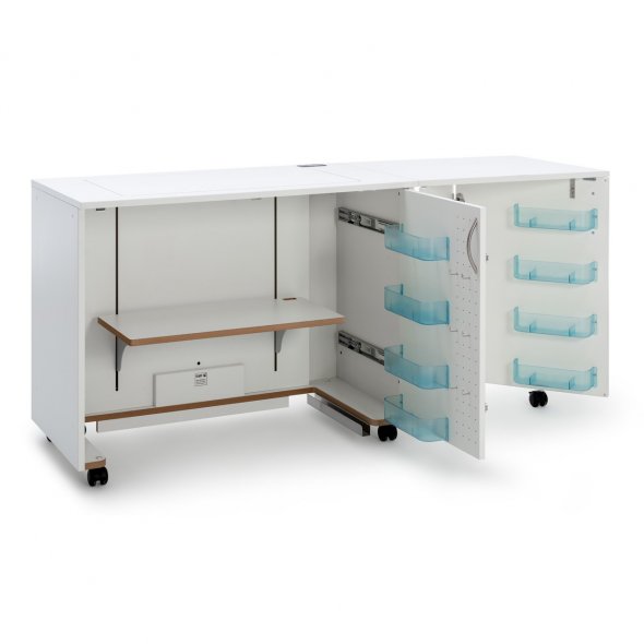 BASE sew folder-Up Nähmöbel mit Klapp-Platte 37.44-R und elektronischem Lift