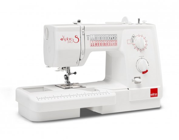 Elna eXplore 340S mechanische Nähmaschine (rot)