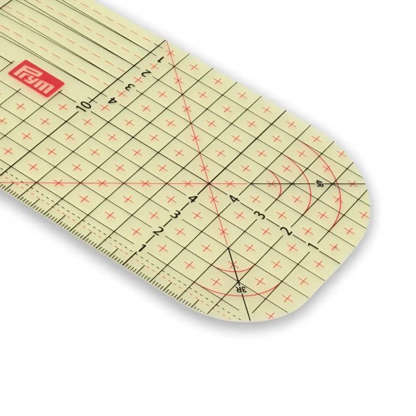 Prym Bügellineal 10 x 30 cm (transparent)