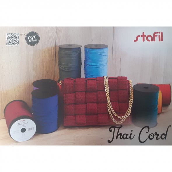 Stafil Taschenhäkelgarn Thai Cord (Ø 3 mm / 200 m / verschiedene Farben)