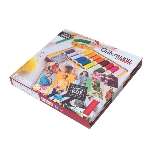 Gütermann Fashion-Box Allesnäher (100 m / 20 Farben)