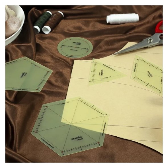 Kearing Bügel-Quilting Schablonen-Set (klein / 2 Inch)