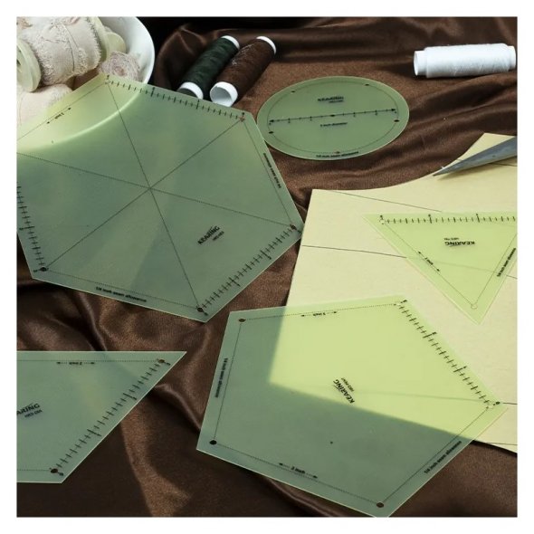 Kearing Bügel-Quilting Schablonen-Set (groß / 3 Inch)