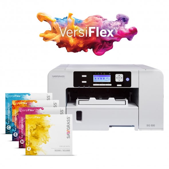 Sawgrass SG 500 mit VersiFlex Standard-Installations-Kit - Submilationsdrucker