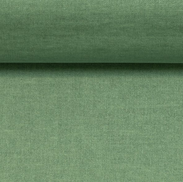 Beschichteter Baumwoll-Stoff, uni - Luisa von Swafing 000265-smaragd/khaki: 1,0m