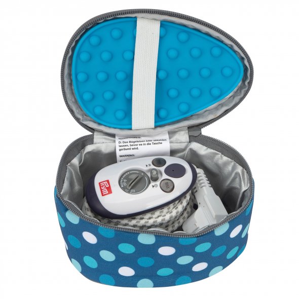 Semplix Soft-Reisebügeleisentasche Polka Dots petrol