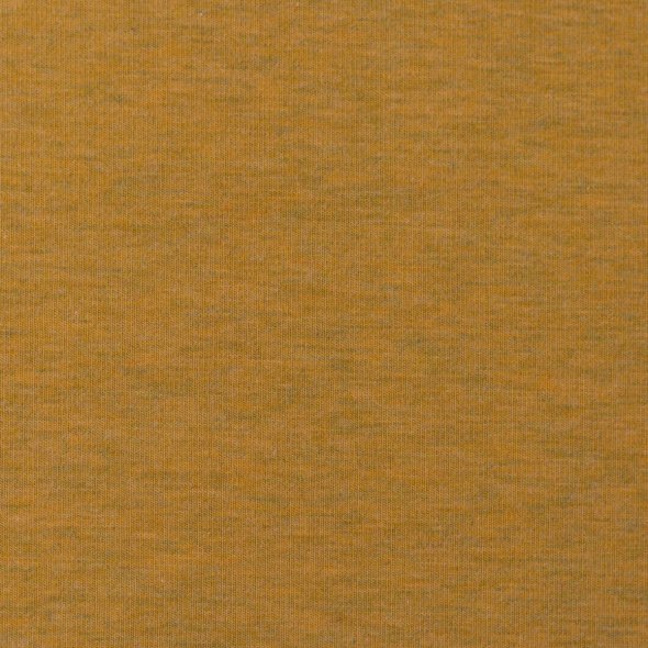 Baumwoll Jersey Stoff melange - Vanessa von Swafing 001314-senf: 1,0m