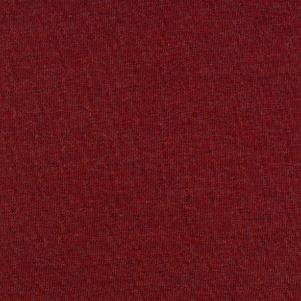 Baumwoll Jersey Stoff melange - Vanessa von Swafing 001338-burgundy: 1,0m