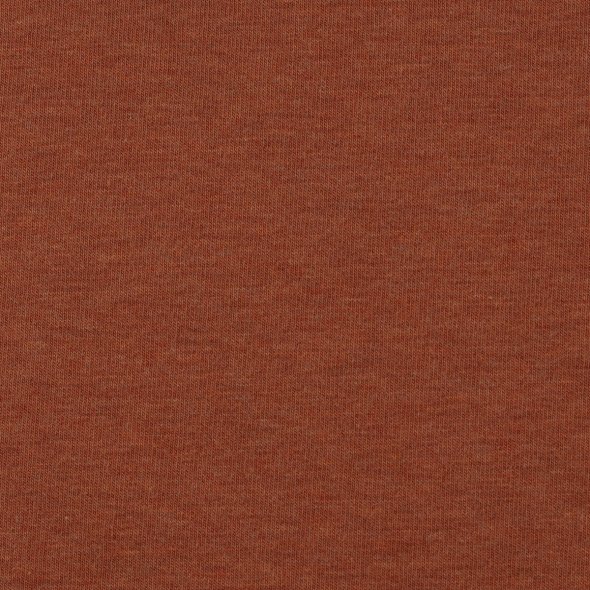 Baumwoll Jersey Stoff melange - Vanessa von Swafing 001714-terracotta: 1,0m
