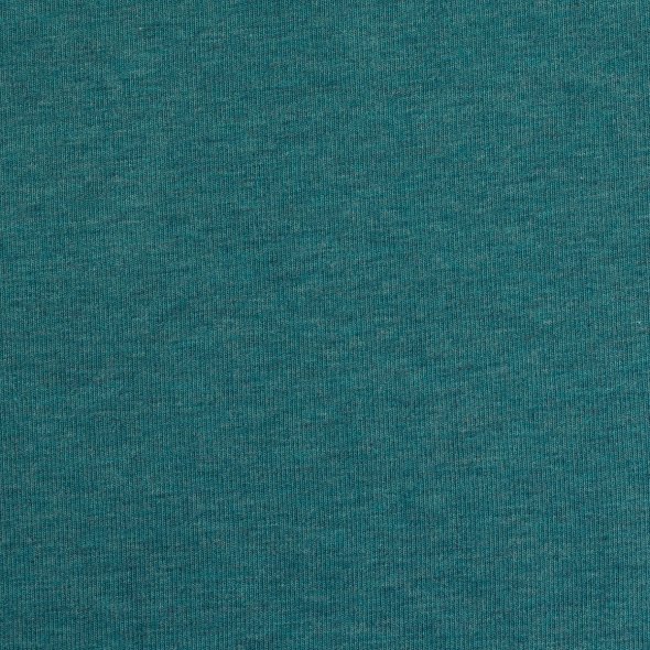Baumwoll Jersey Stoff melange - Vanessa von Swafing 001747-hellpetrol: 1,0m