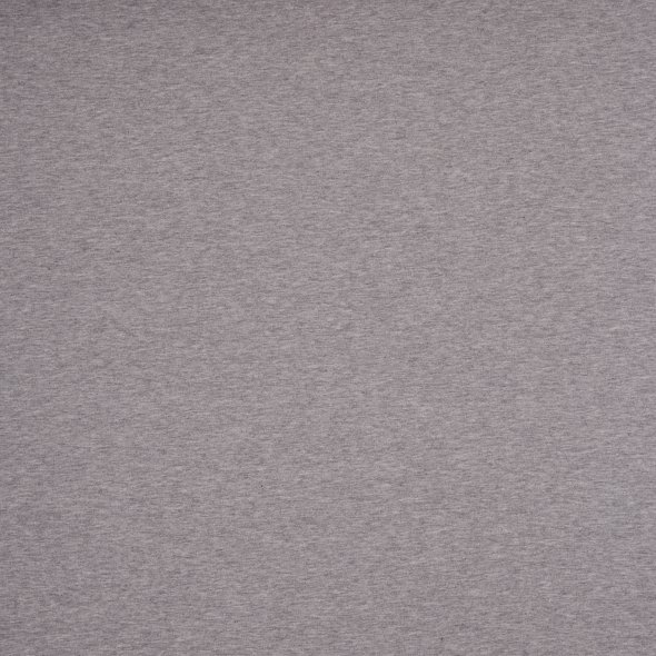 Baumwoll Sweat Stoff Eike angeraut melange - Eike melange von Swafing 001183-hellgrau: 1,0m