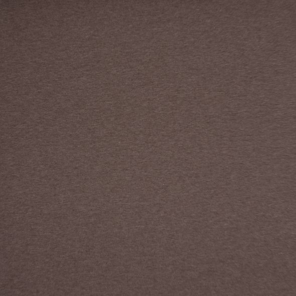 Baumwoll Sweat Stoff Eike angeraut melange - Eike melange von Swafing 001675-schlamm: 1,0m