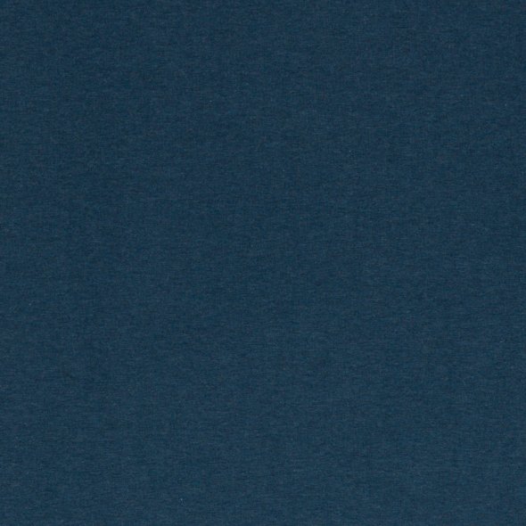 Baumwoll Sweat Stoff Eike angeraut melange - Eike melange von Swafing 001749-dunkelpetrol: 1,0m