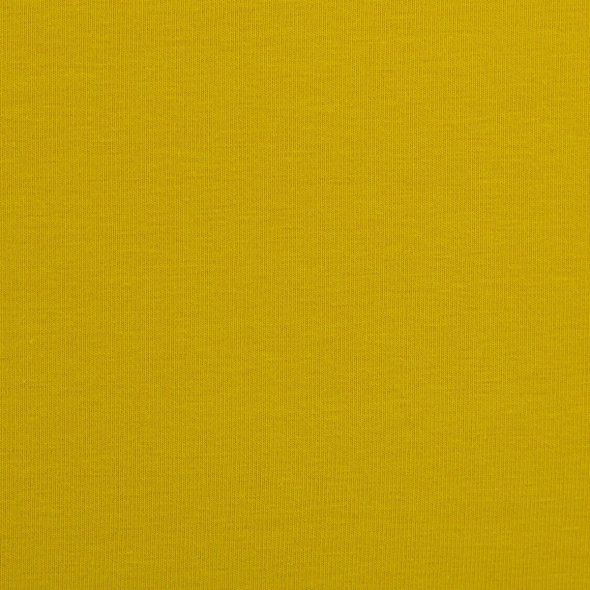 Baumwoll Jersey Stoff, uni - Vanessa von Swafing - Saisonale Farben FS26 000314-gelb: 1,0m