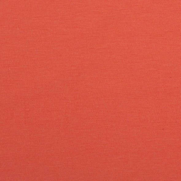 Baumwoll Jersey Stoff, uni - Vanessa von Swafing - Saisonale Farben FS26 000426-koralle: 1,0m