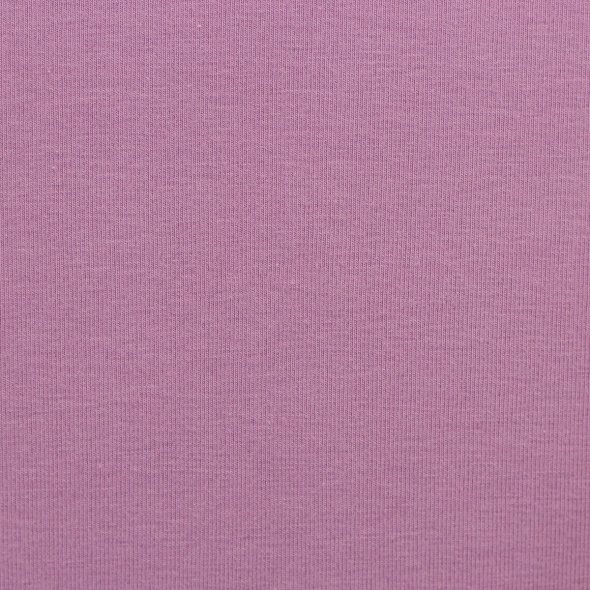 Baumwoll Sweat Stoff Eike, uni angeraut - von Swafing - Saisonale Farben HW25/26 000641-rosa/flieder: 1,0m