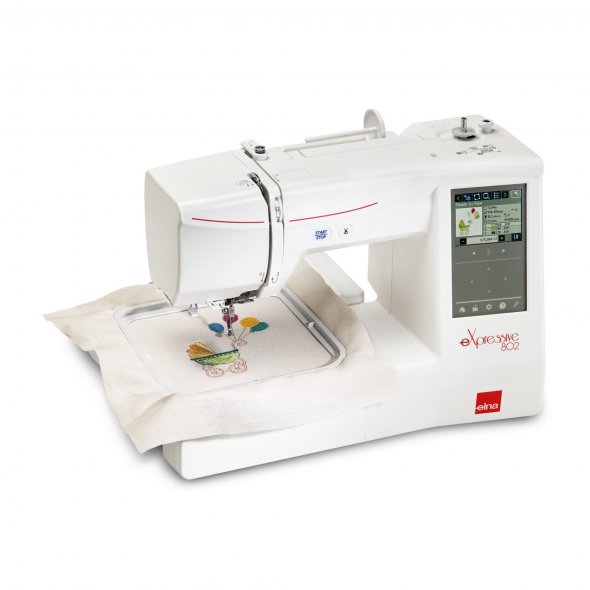 Elna 802 eXpressive Computer Stickmaschine mit Kreativbox