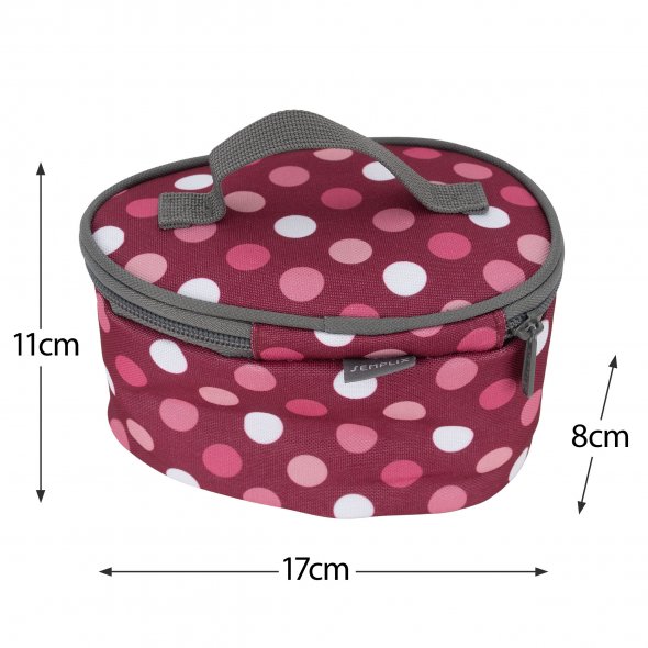 Semplix Mini-Dampfbügeleisen-Set Polka Dots berry/pink