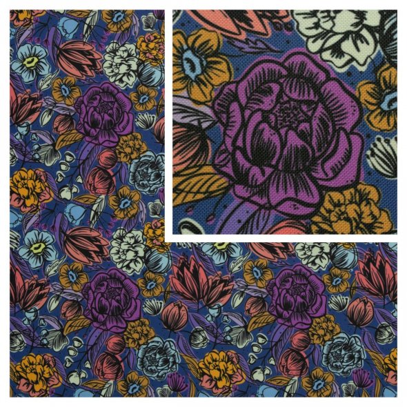 Oxfordgewebe/Oxfordstoff Floral by Cherry Picking: 1,0m