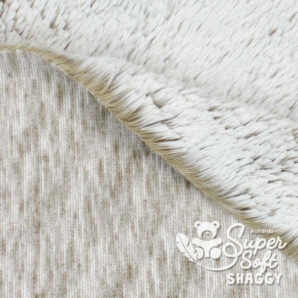 Kullaloo Zottelplüsch SHAGGY Dip Dye (Meterware / 15 mm Florlänge / SuperSoft / Stoff) 62371 - camel: 1,0m